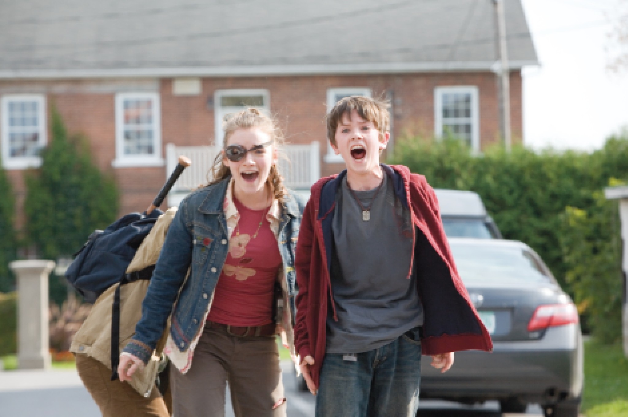 Still of Sarah Bolger and Freddie Highmore in The Spiderwick Chronicles (2008)