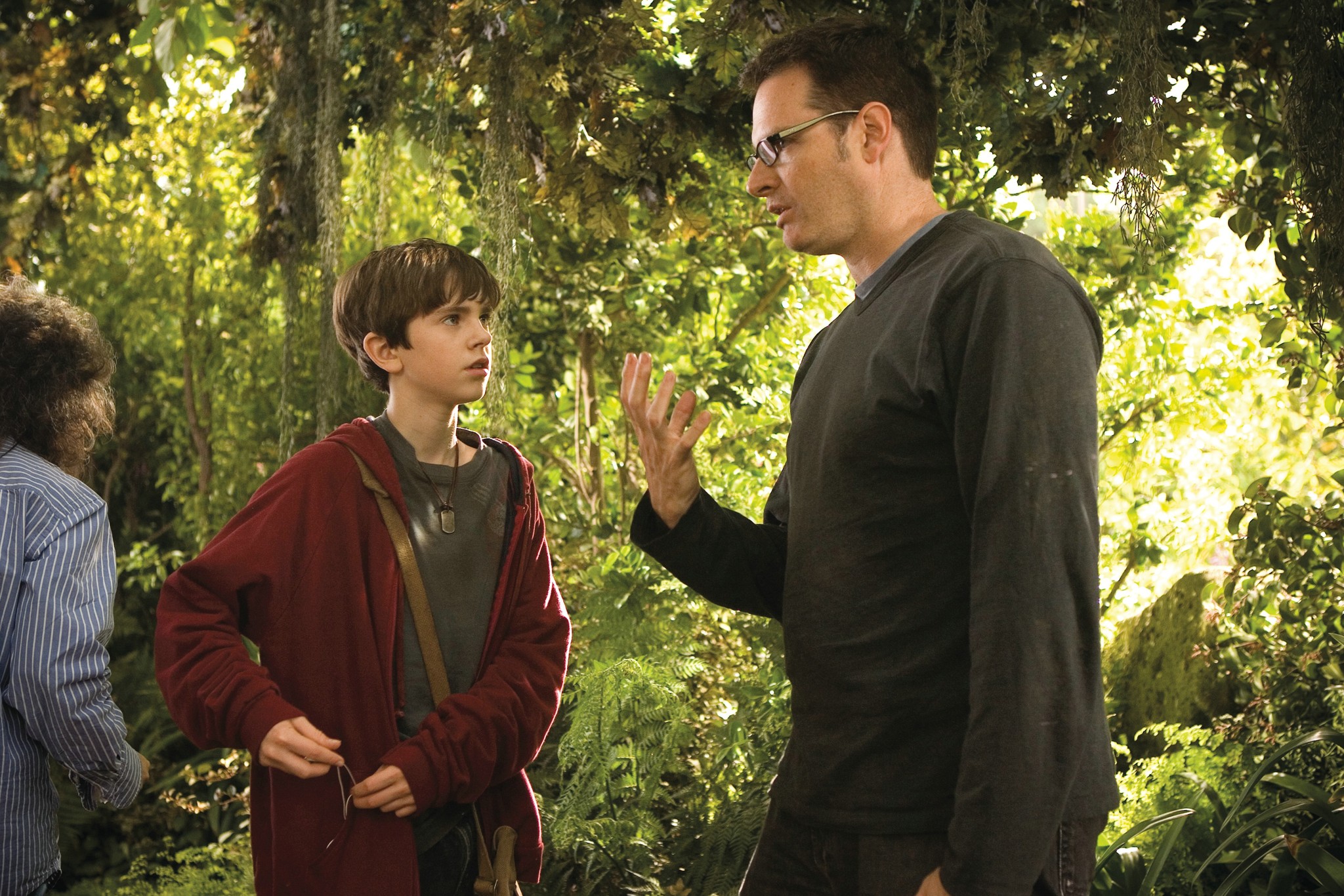 Still of Freddie Highmore and Mark Waters in The Spiderwick Chronicles (2008)