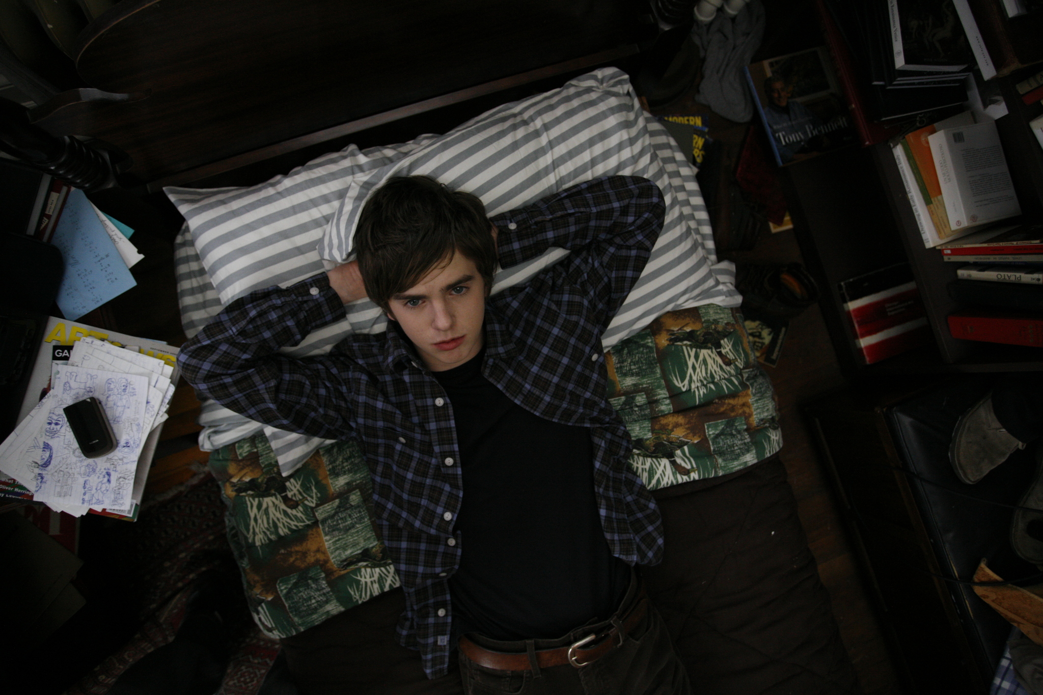 Still of Freddie Highmore in The Art of Getting By (2011)