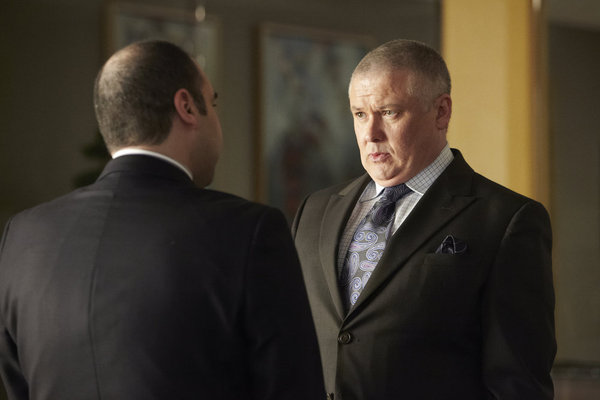 Still of Conleth Hill and Rick Hoffman in Suits (2011)