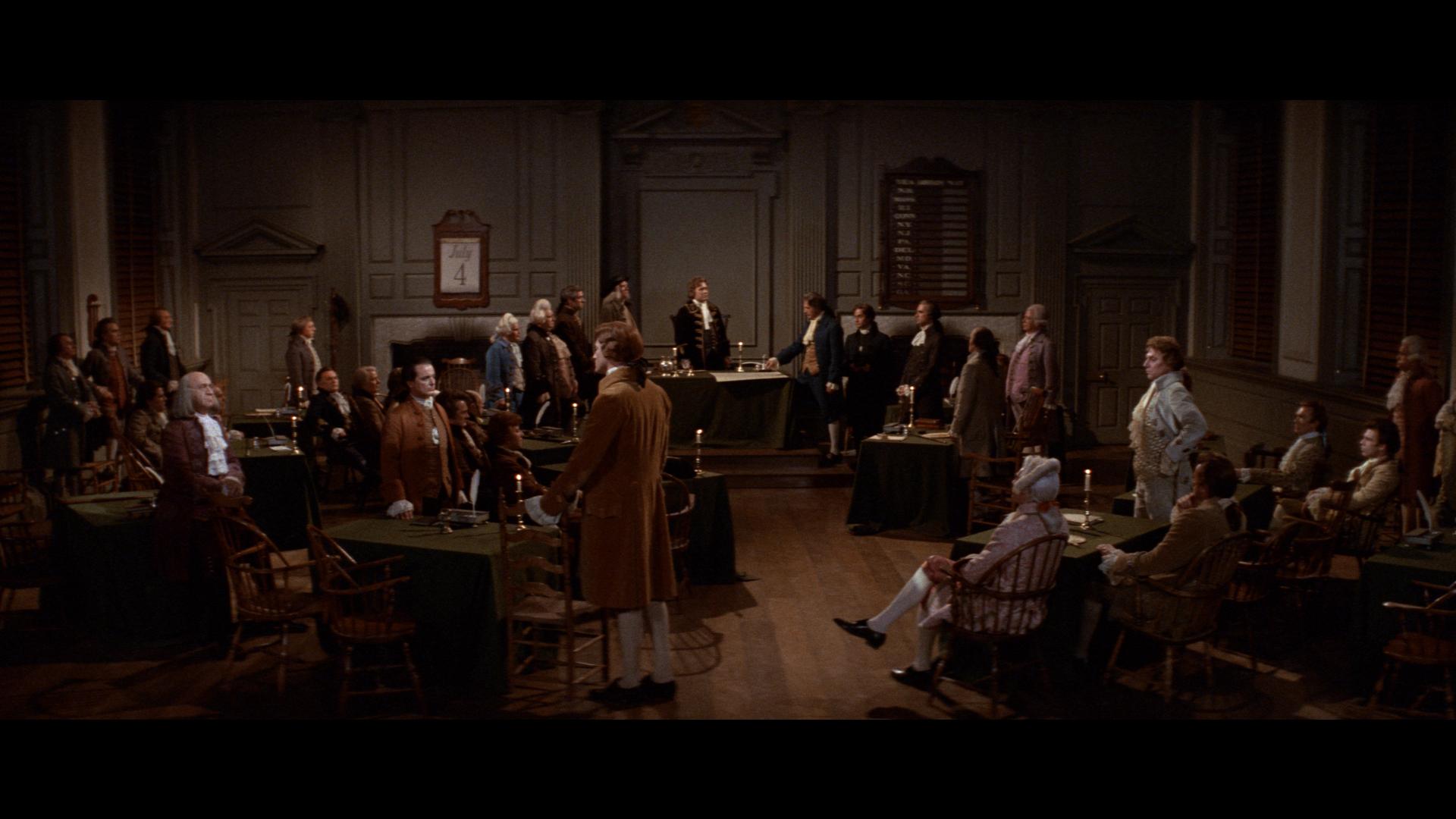 Still of John Cullum, Howard Da Silva, William Daniels, David Ford, Ralston Hill and Ken Howard in 1776 (1972)