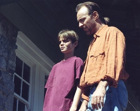 Marshal Hlton Stars as Greg Dorian in Pomegranate Pictures Family Drama N-4, 2000. Marshal pictured with his son Travis, played by Brian Casey.
