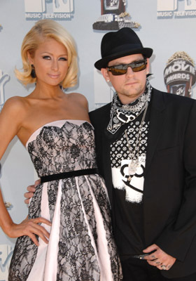 Paris Hilton and Benji Madden at event of 2008 MTV Movie Awards (2008)