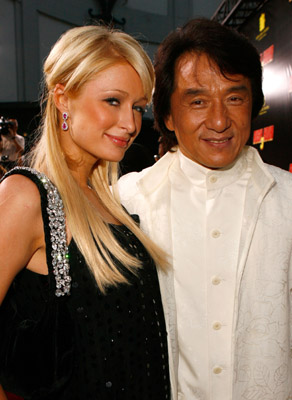 Jackie Chan and Paris Hilton at event of Rush Hour 3 (2007)