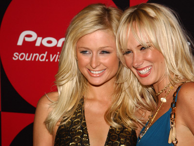 Kimberly Stewart and Paris Hilton