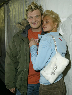 Nick Carter and Paris Hilton at event of The Butterfly Effect (2004)