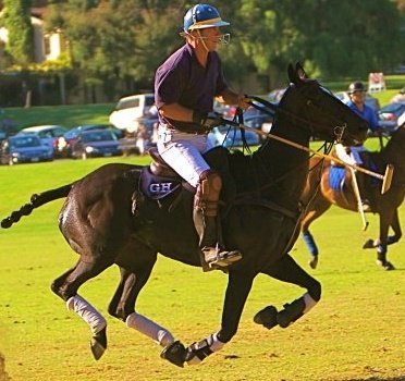Grainger Hines at Will Rogers Polo Club, Los Angeles