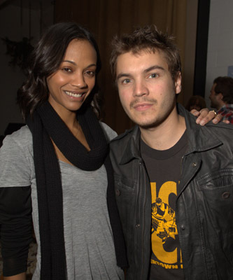 Emile Hirsch and Zoe Saldana