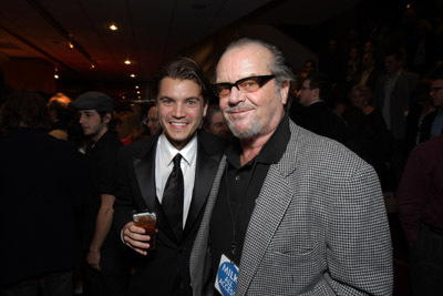 Jack Nicholson and Emile Hirsch at event of Milk (2008)