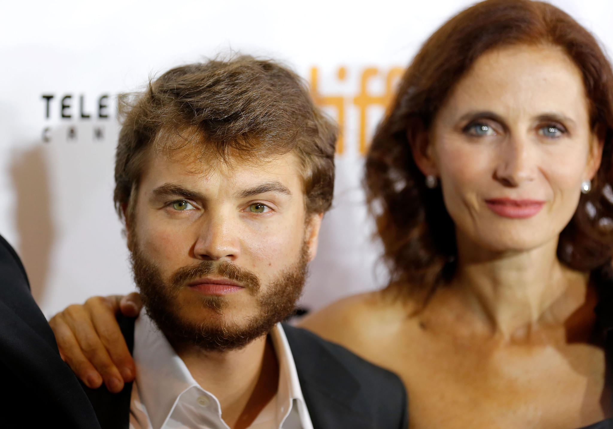 Margaret Mazzantini and Emile Hirsch at event of Gime myleti (2012)