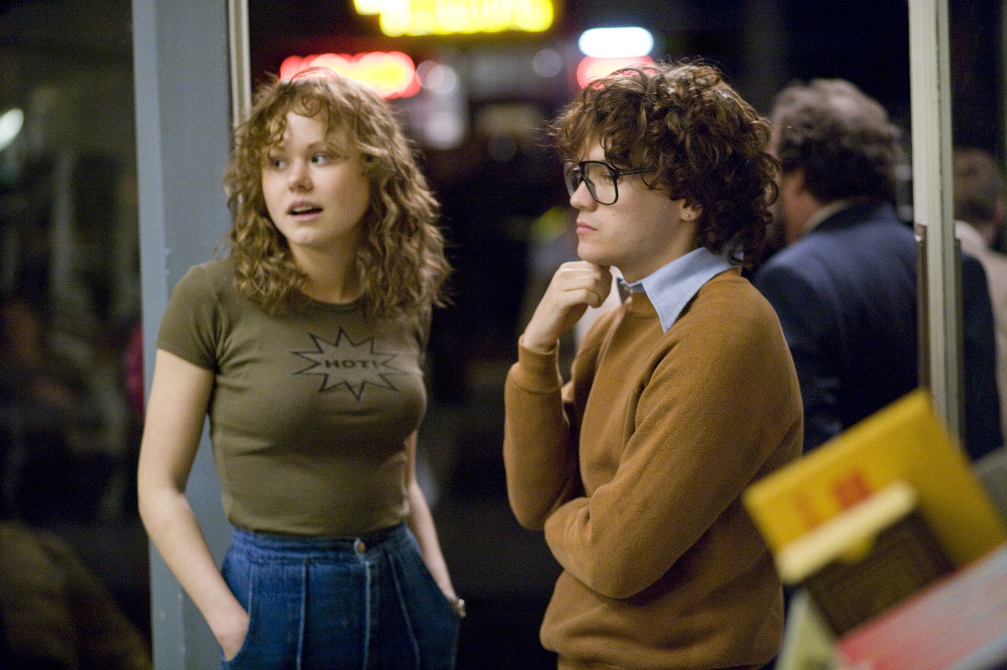 Still of Emile Hirsch and Alison Pill in Milk (2008)