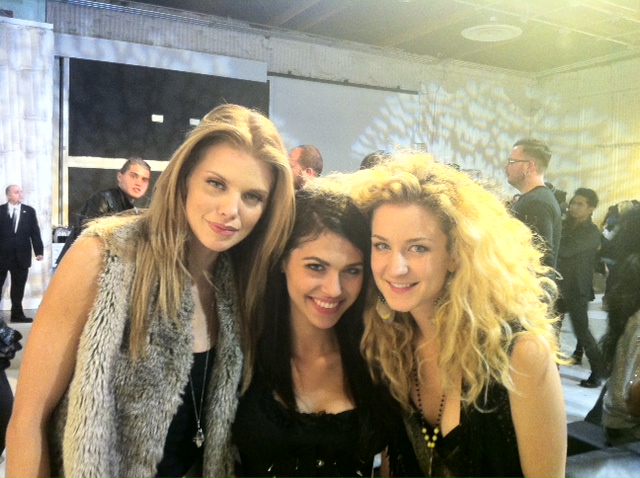 Hallee Hirsh 2012 with AnnaLynne McCord at industry event