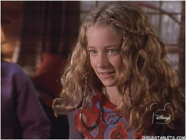 Hallee Hirsh as Allie Thompson in Disney Channel Original Movie The Ultimate Christmas Present (2002) in which she won Best Actress in Leading Role In Made for TV Movie Young Artist Award