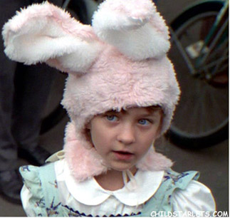Hallee Hirsh - Little Girl with Bunny Ears in Lolita 1994 - small role opposite Jeremy Irons