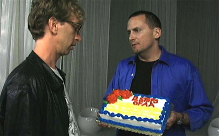 Andy Dick and Michael Hitchcock in 