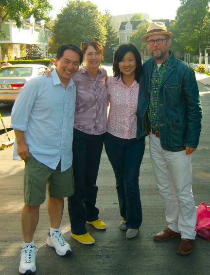 Keisuke Hoashi, Valerie Faris (director), Shuko Akune, and Jonathan Dayton (director) - Liberty Mutual 