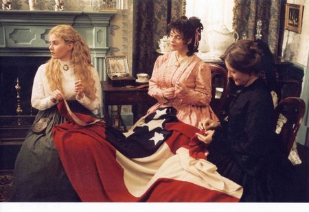 Mia Dillon, Karen Hochstetter and Christie Lynn Smith in Gods and Generals (2003)