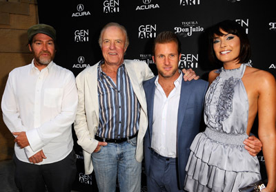 James Caan, Scott Caan, Wendy Glenn and Patrick Hoelck at event of Mercy (2009)