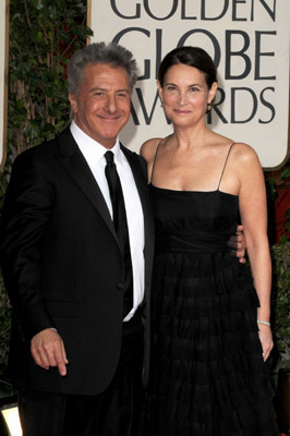 Dustin Hoffman and Lisa Hoffman at event of The 66th Annual Golden Globe Awards (2009)