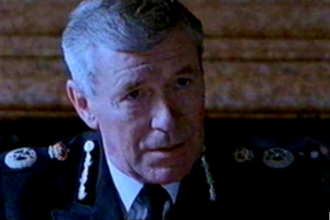 Bernard Holley as the Chief Constable in 