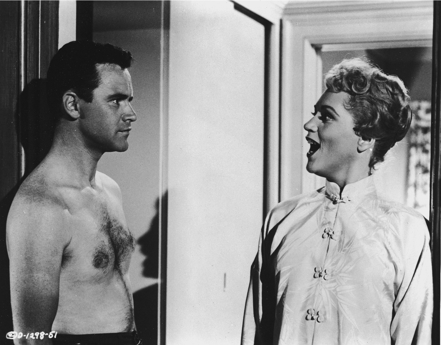 Still of Jack Lemmon and Judy Holliday in Phffft (1954)