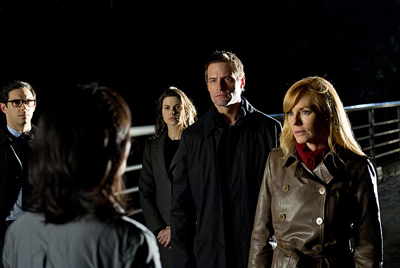 Still of Marg Helgenberger, Josh Holloway and Meghan Ory in Intelligence (2014)