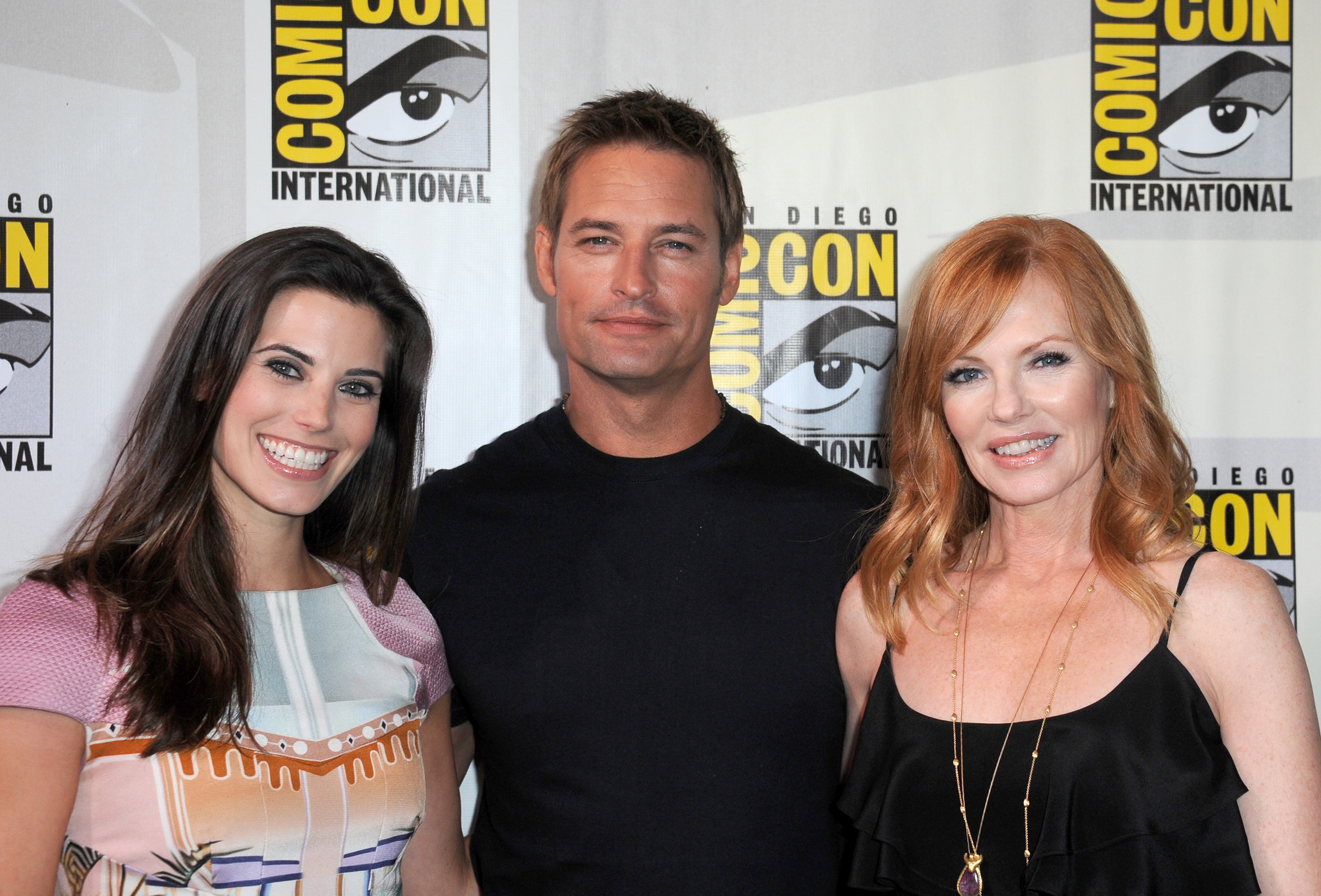 Marg Helgenberger, Josh Holloway and Meghan Ory at event of Intelligence (2014)