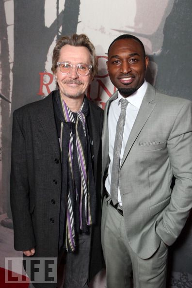 With Gary Oldman at the LA Premiere of Warner Bros. pictures Red Riding Hood.