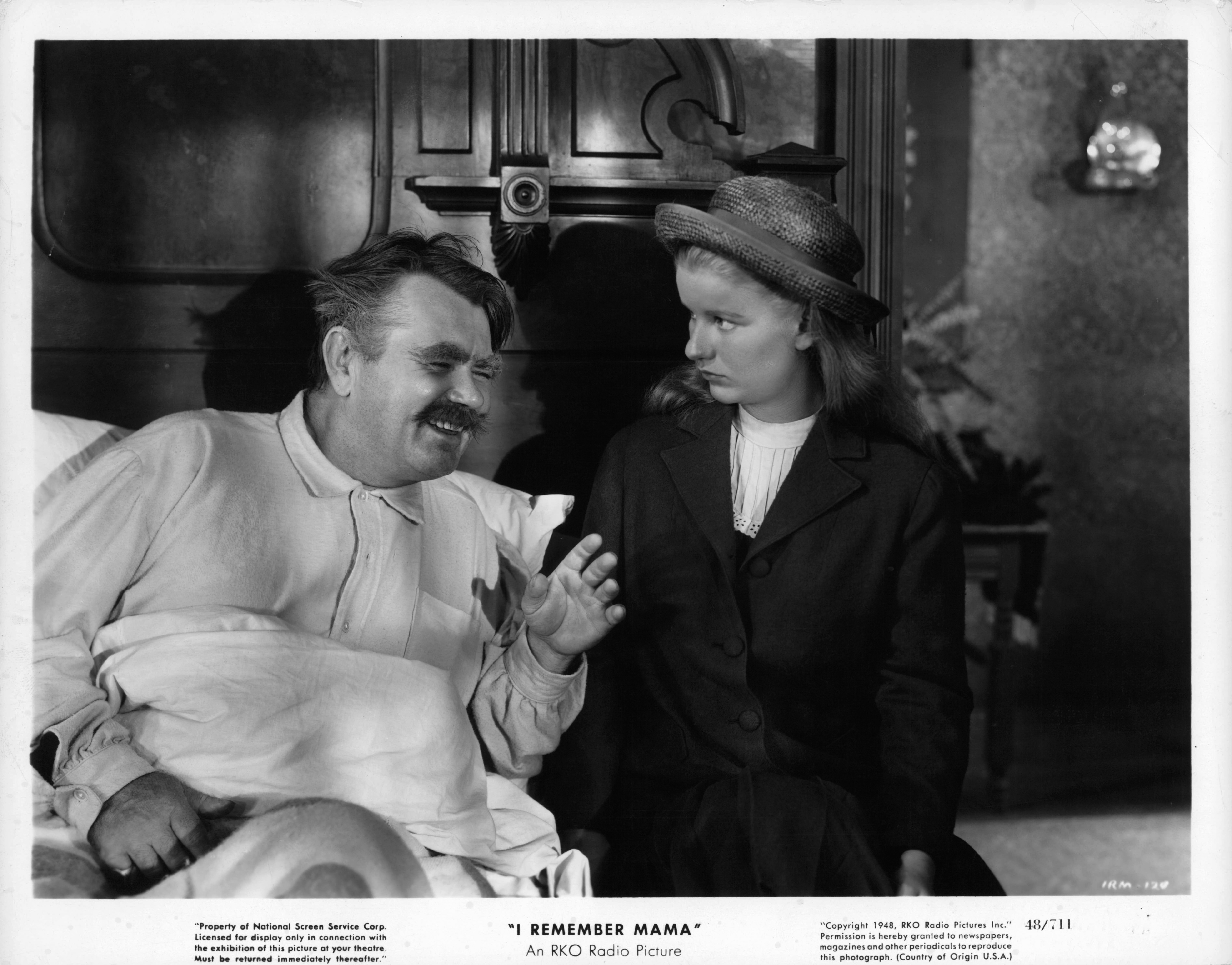 Still of Barbara Bel Geddes and Oskar Homolka in I Remember Mama (1948)