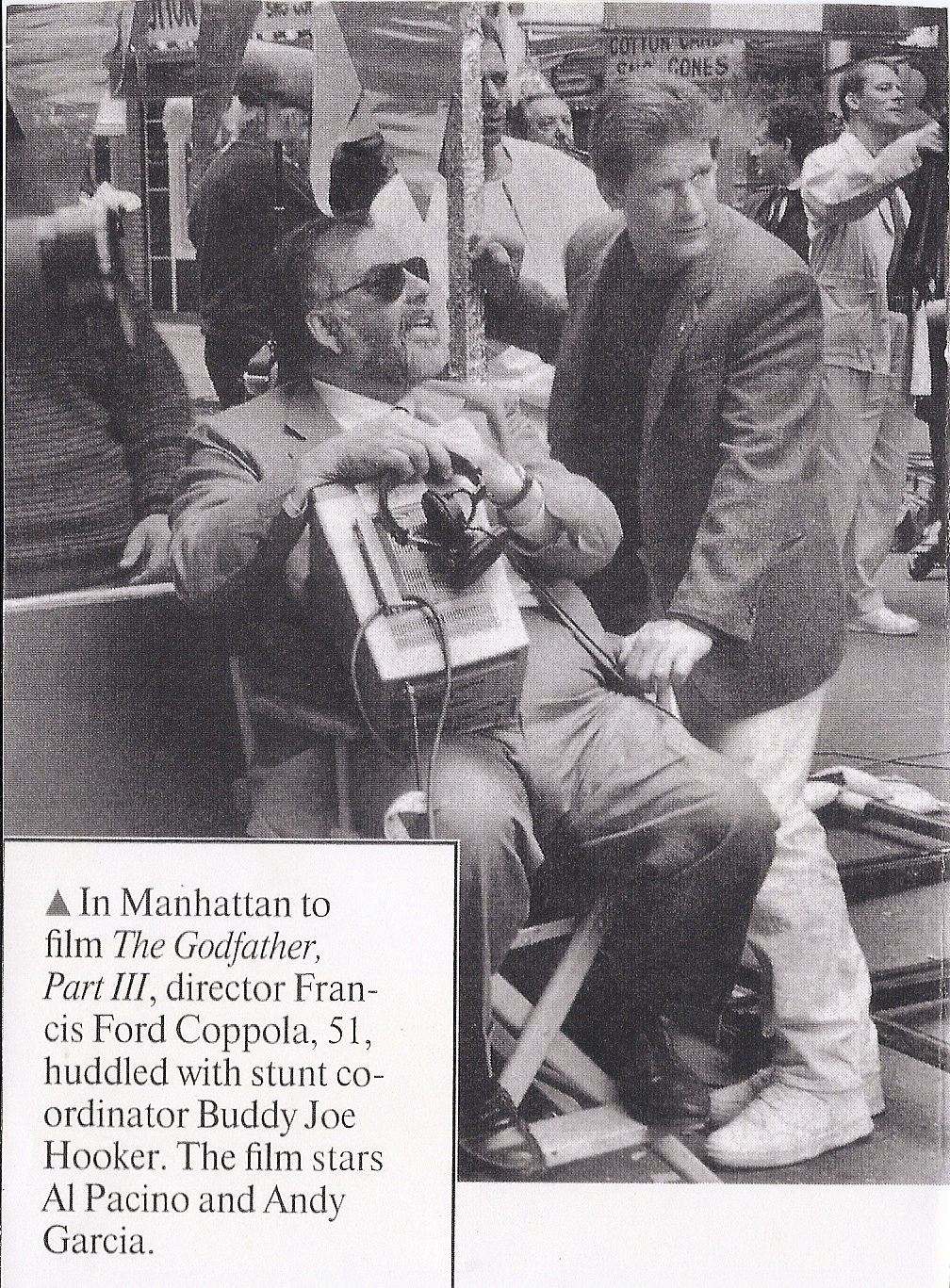 Stunt Coordinating for Francis Coppola