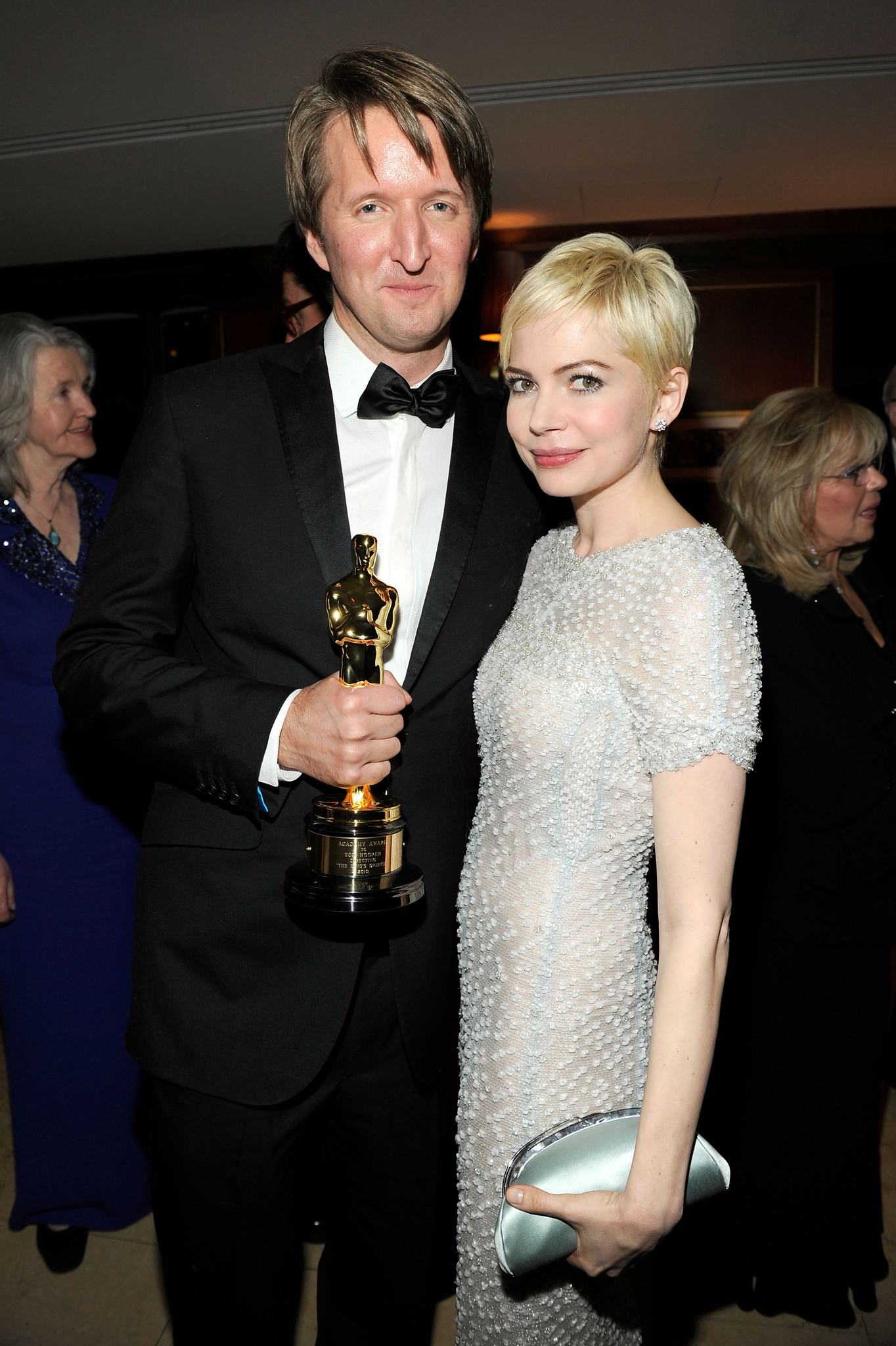 Tom Hooper and Michelle Williams