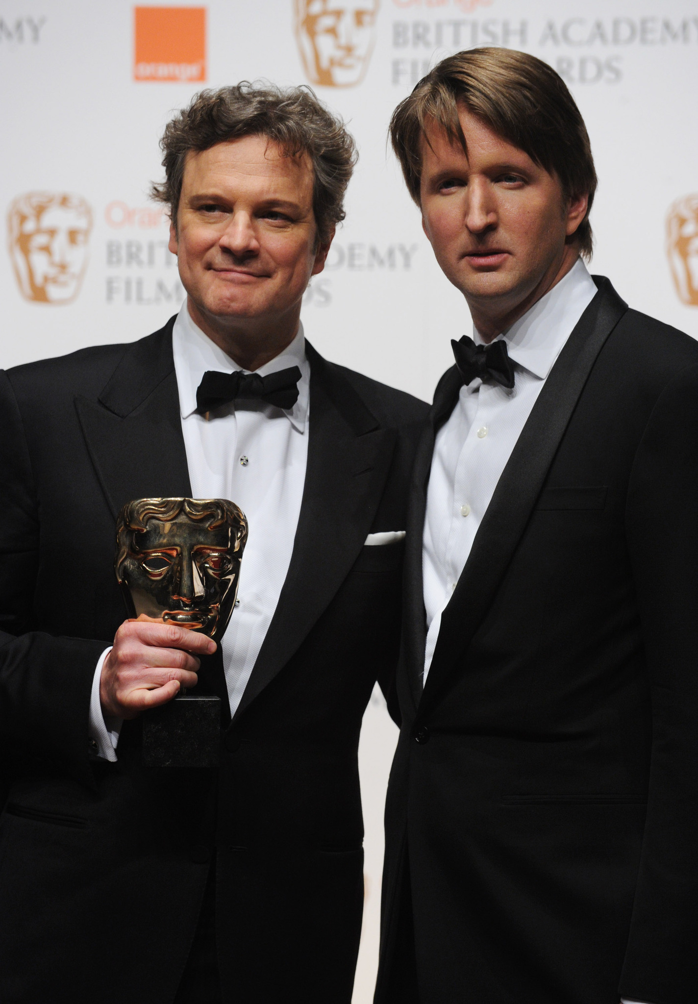 Colin Firth and Tom Hooper