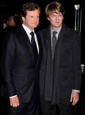 Colin Firth and Tom Hooper