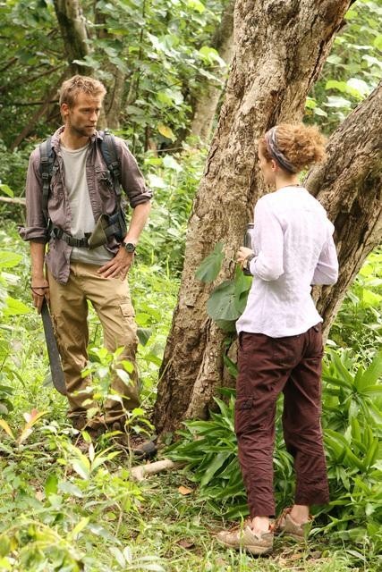 Still of Leslie Hope and Joe Anderson in The River (2012)