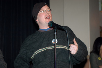 Ted Hope at event of American Splendor (2003)