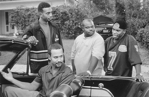 Still of Bill Bellamy, Pierre Edwards, Jermaine 'Huggy' Hopkins and Anthony Johnson in How to Be a Player (1997)