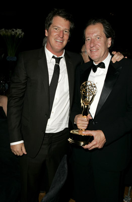 Geoffrey Rush and Stephen Hopkins