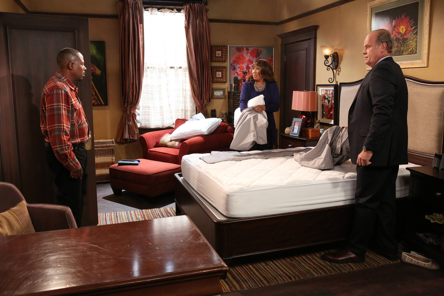 Still of Kelsey Grammer, Martin Lawrence and Telma Hopkins in Partners (2014)