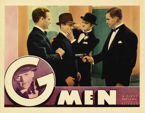 James Cagney, Russell Hopton and Barton MacLane in 'G' Men (1935)