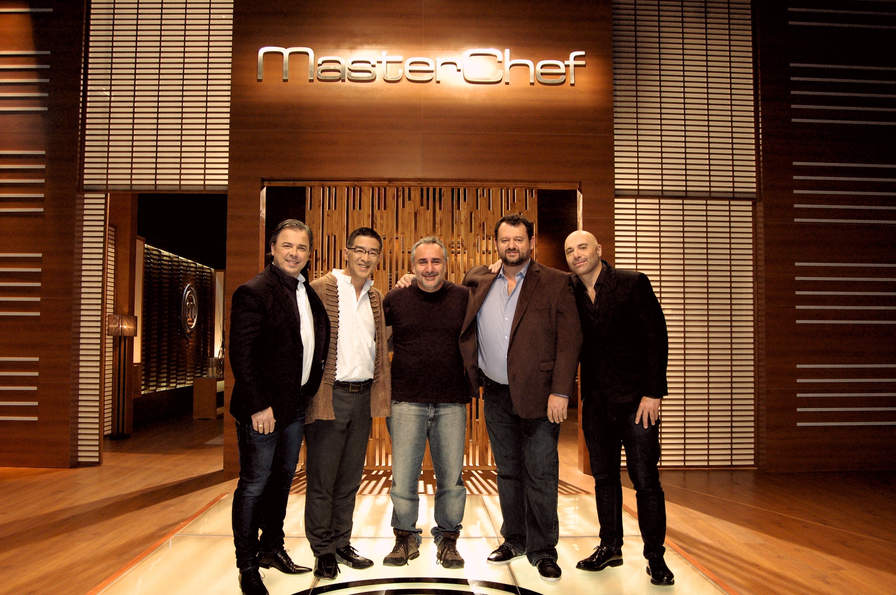 Donato de Santis, Takehiro Ohno, Julio Hormaeche, Cristophe Krywonis, German Martitegui. MasterChef Argentina. Telefe-Eyeworks,2014