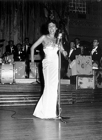 Cocoanut Grove Nightclub Lena Horne, 1953. Modern silver gelatin, 14x11,unsigned $600 © 1978 David Sutton MPTV