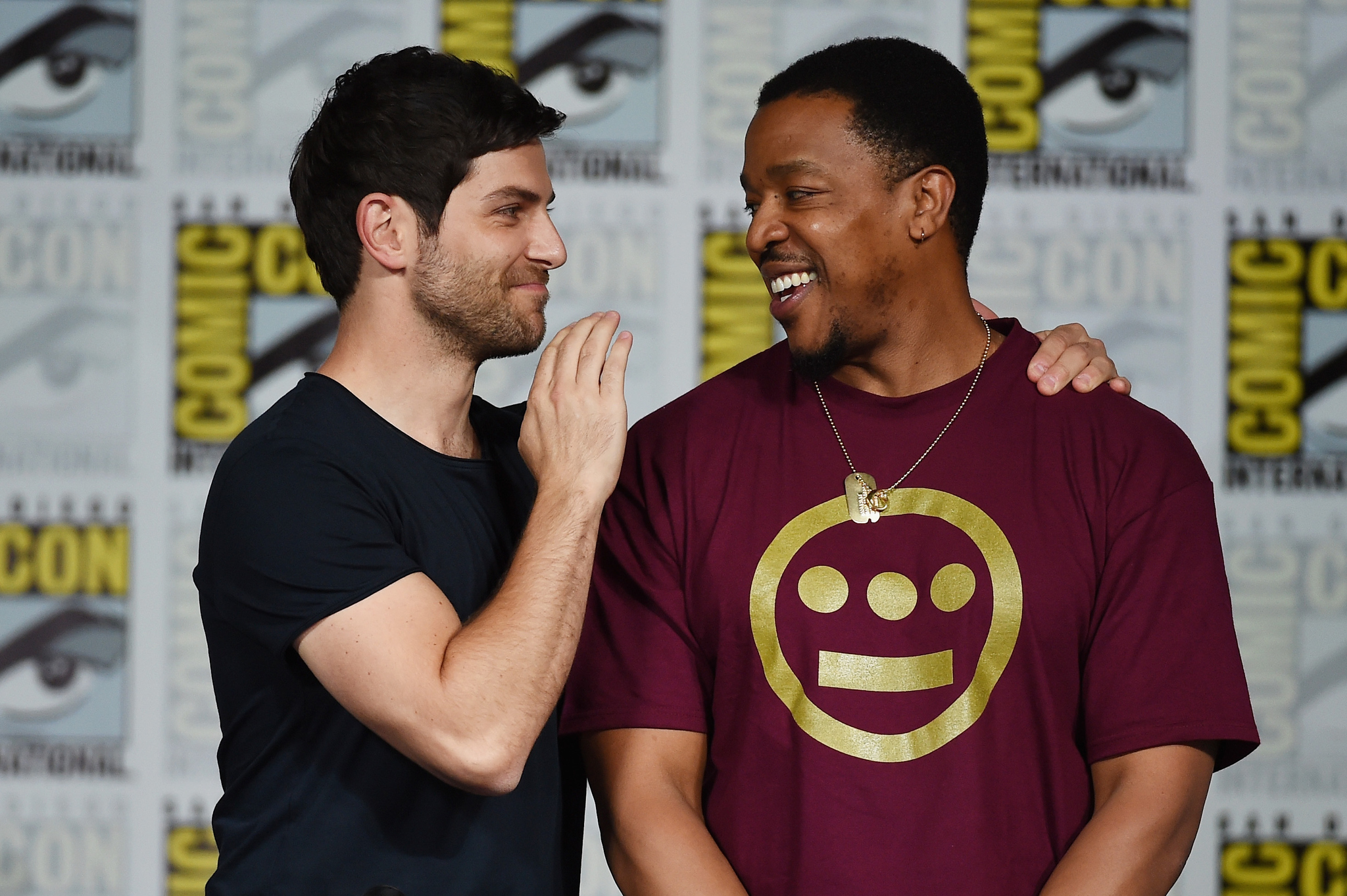 Russell Hornsby and David Giuntoli at event of Grimm (2011)