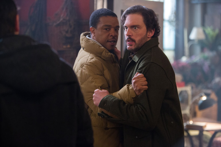 Still of Russell Hornsby and Silas Weir Mitchell in Grimm (2011)