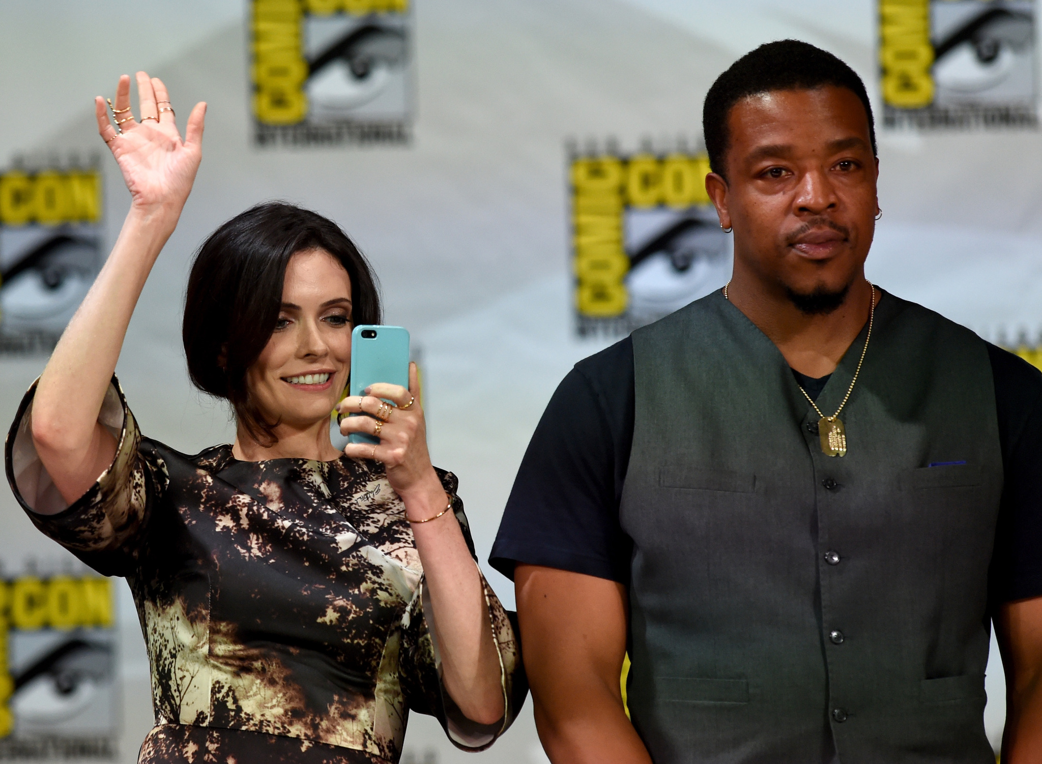 Russell Hornsby and Bitsie Tulloch at event of Grimm (2011)