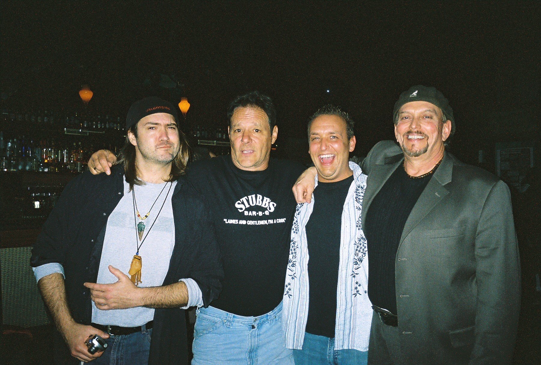 From left, actors DJ Perry (Ghost Town, An Ordinary Killer), veteran character actor Chris Mulkey, David 