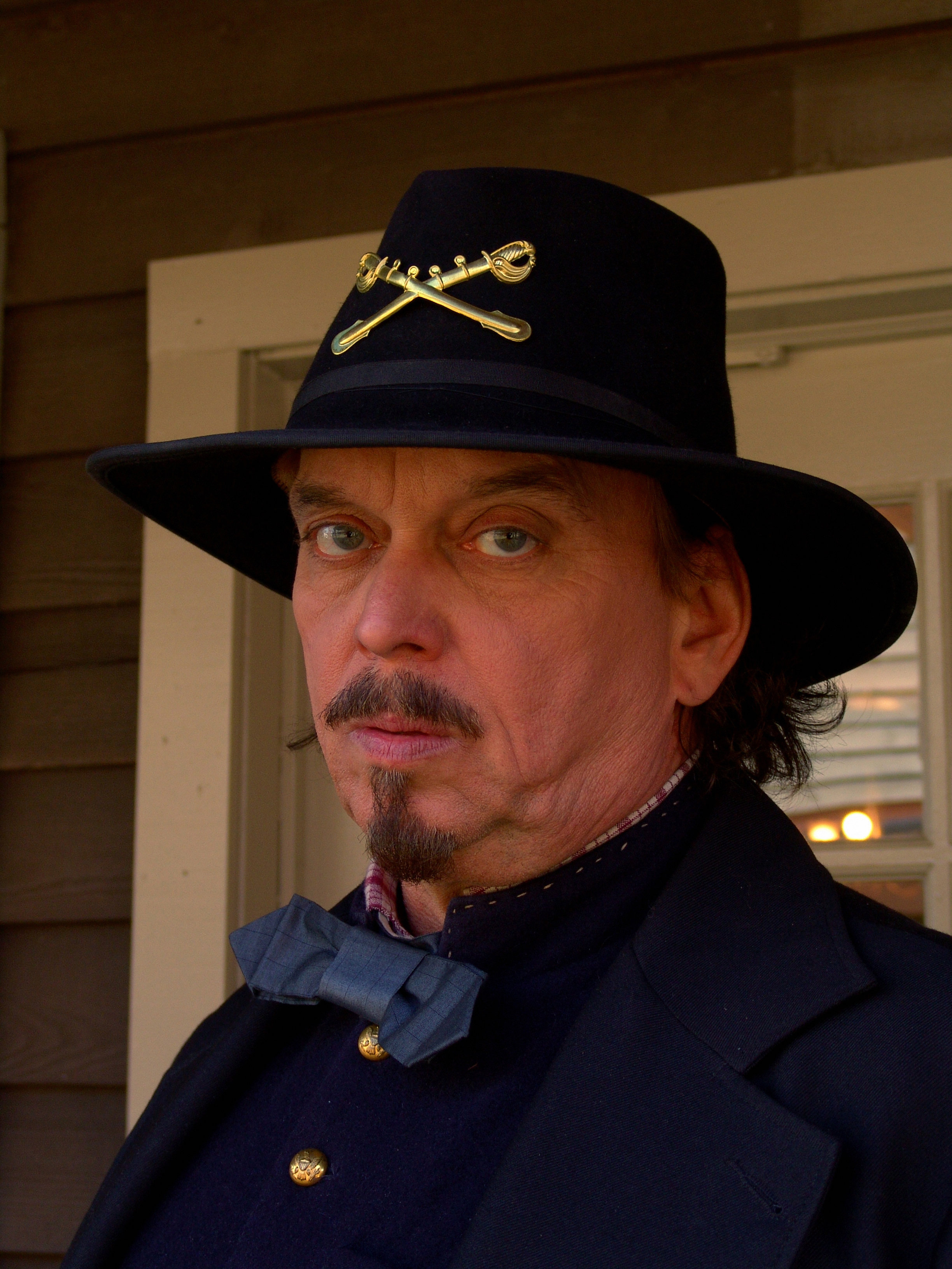 Anthony Hornus as Yankee mercenary Capt. Ketner in Ghost Town.