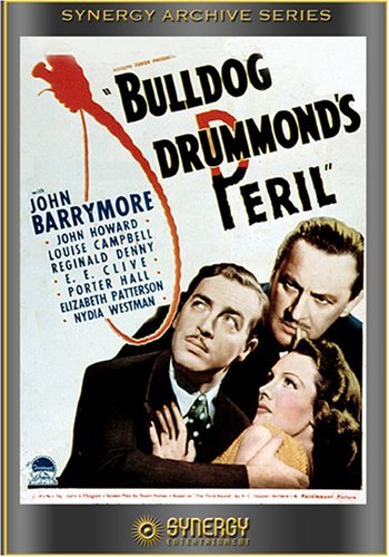 John Barrymore, Louise Campbell and John Howard in Bulldog Drummond's Peril (1938)