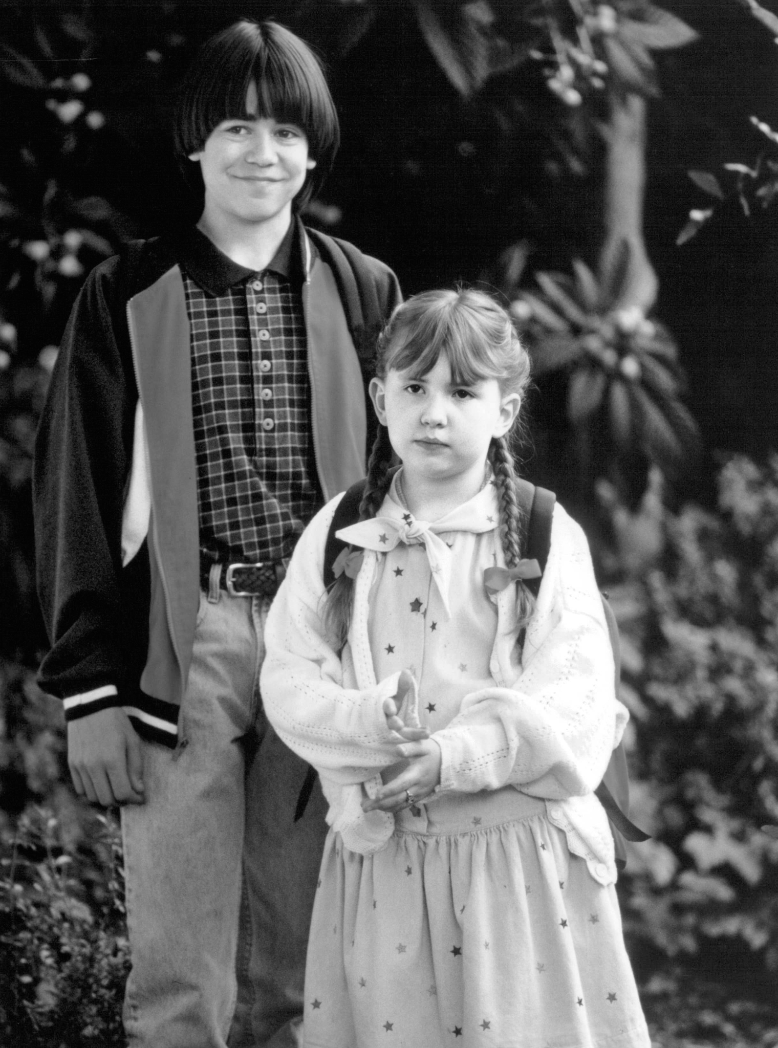Still of Kyle Howard and Amy Sakasitz in House Arrest (1996)