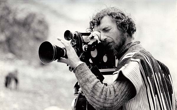 Anthony Howarth on location with the Bakhtiari in the Zagros Mountains Iran for feature film, People of the Wind, 1972.