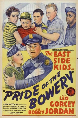 Mary Ainslee, David Gorcey, Leo Gorcey, Kenneth Harlan, Kenneth Howell, Bobby Jordan and Ernest Morrison in Pride of the Bowery (1940)